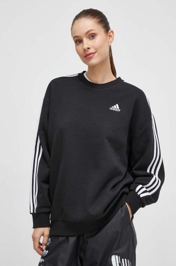 Mikina adidas dámská, černá barva, s aplikací, HZ5759