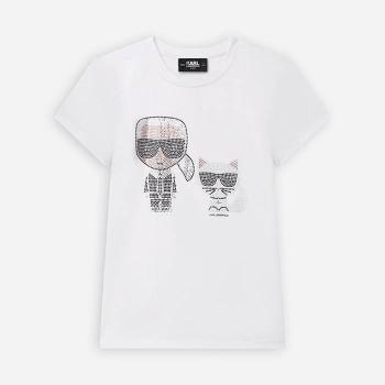 Karl Lagerfeld Short Sleeves Tee-Shirt Z15361 10B
