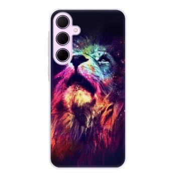 Odolné silikonové pouzdro iSaprio - Lion in Colors - Samsung Galaxy A55 5G