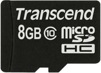 Paměťová karta microSDHC, 8 GB, Transcend Premium, Class 10