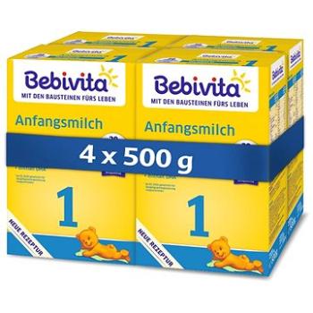 BEBIVITA 1 Počáteční kojenecká výživa 0m+  4× 500 g (4018852026716)