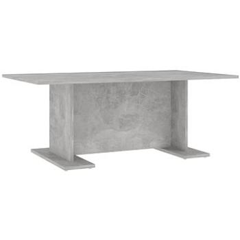 SHUMEE Konferenční stolek betonově šedý 103,5 × 60 × 40 cm dřevotříska, 806844 (806844)
