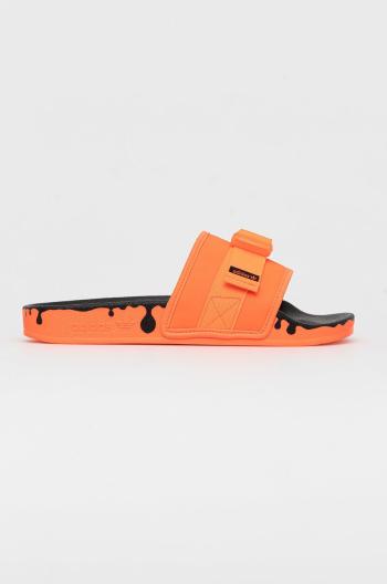 Pantofle adidas Originals GY1009 dámské, oranžová barva