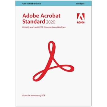 Adobe Acrobat Standard 2020, Win, CZ (elektronická licence) (65324318AD01A00)