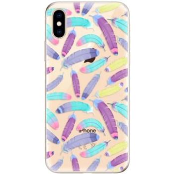 iSaprio Feather Pattern 01 pro iPhone XS (featpatt01-TPU2_iXS)