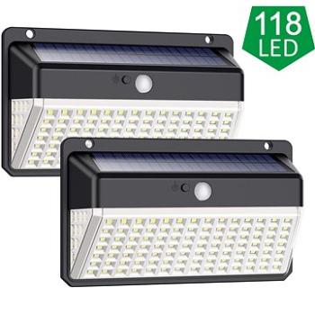 Viking venkovní solární LED světlo s pohybovým senzorem VIKING D118 SET (VIKING D118 SET)