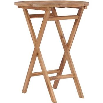  Skládací zahradní stolek 60 cm masivní teakové dřevo (48993)