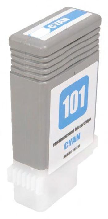 CANON PFI-101 C - kompatibilní cartridge, azurová, 130ml