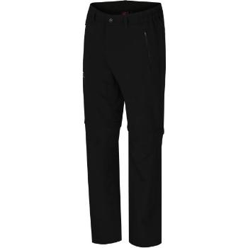 Hannah STRETCH Pánské odepínatelné kalhoty, černá, velikost XXL