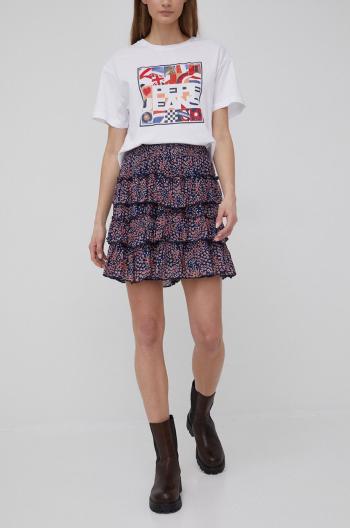 Sukně Pepe Jeans Leslie mini, áčková