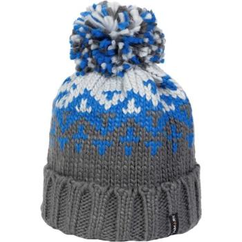 Finmark WINTER HAT Zimní pletená čepice, šedá, velikost UNI