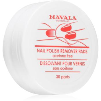 Mavala Remover Pads odličovací tampony bez acetonu 30 ks