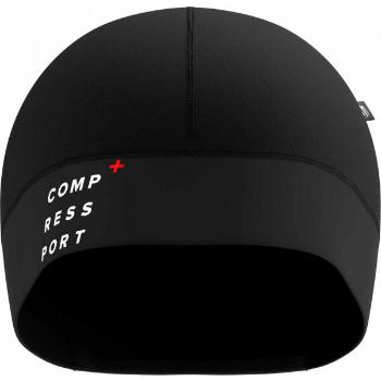 Compressport HURRICANE BEANIE Zateplená běžecká čepice, černá, velikost UNI