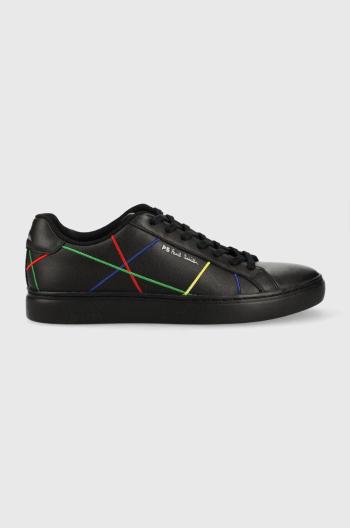 Kožené sneakers boty PS Paul Smith Rex černá barva