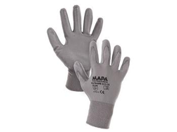 Povrstvené rukavice MAPA ULTRANE, šedé, vel. 08