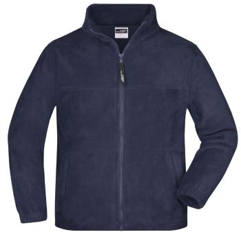 James & Nicholson Dětská fleece mikina JN044k - Tmavě modrá | XXL