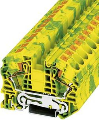 Svorka Push-in Phoenix Contact PT 16 N-PE (3212147), s ochran. vodičem, 12,2 mm, zel/žlut