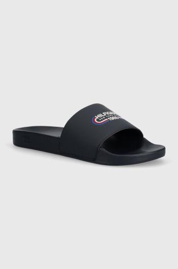 Pantofle Tommy Hilfiger RWB OLY POOL SLIDE pánské, tmavomodrá barva, FM0FM05019