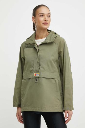 Bunda Fjallraven Vardag Anorak dámská, zelená barva, přechodná, F87009