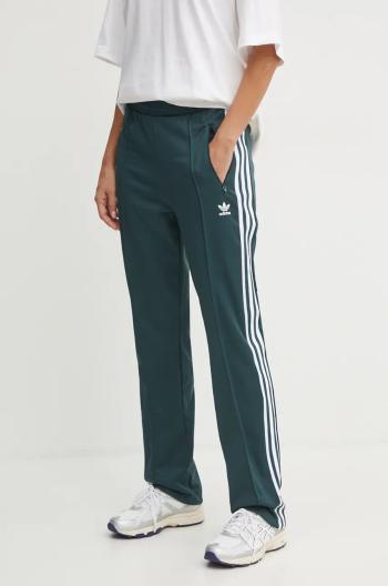 Tepláky adidas Originals zelená barva, vzorované, IY2226