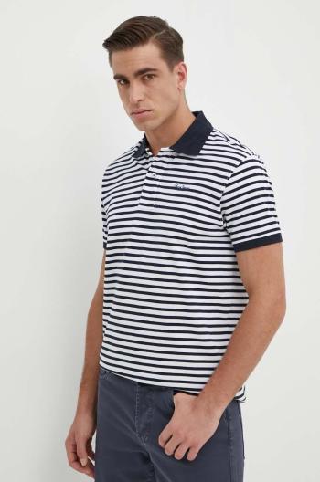 Bavlněné polo tričko Pepe Jeans HUNTING bílá barva, PM542153