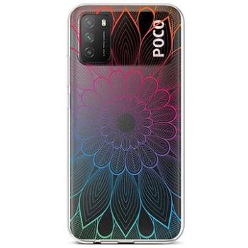 TopQ Xiaomi Poco M3 silikon Rainbow Mandala 60635 (Sun-60635)