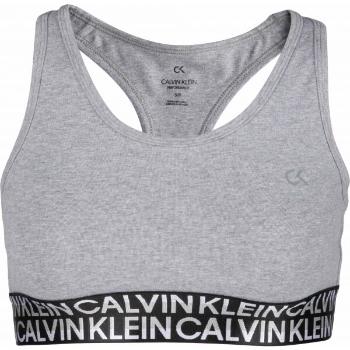 Calvin Klein LOW SUPPORT SPORTS BRA Dámská sportovní podprsenka, šedá, velikost M