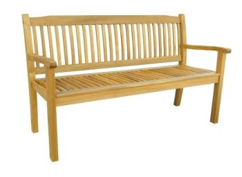 Rojaplast VANESSA Zahradní dřevěná lavice - 150 cm
