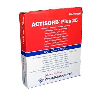 Actisorb Plus 10.5 x 10.5 cm