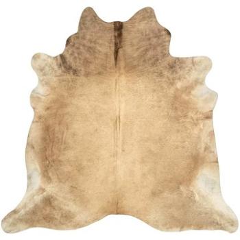 Koberec z pravé hovězí kůže 150x170 cm béžový (284345)