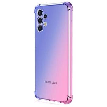 TopQ Kryt Samsung A13 silikon Shock duhový modro-růžový 72158 (Sun-72158)