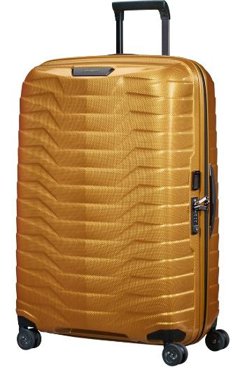 Samsonite Skořepinový cestovní kufr Proxis L 98 l - zlatá