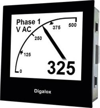 Digitální panelový měřič s USB TDE Instruments Digalox DPM72-AVP 101398, 10 - 30 V AC/DC