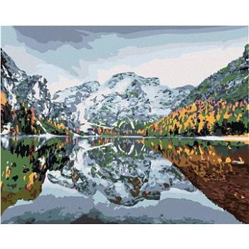 Diamondi - Diamantové malování - PRVNÍ SNÍH NA BRAIES LAKE, 40x50 cm, bez rámu a bez vypnutí plátna (605959A)