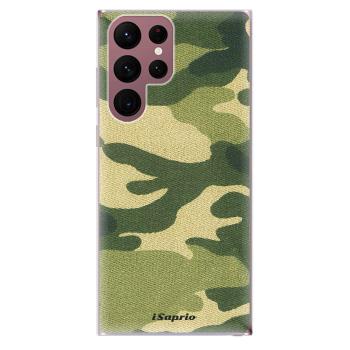 Odolné silikonové pouzdro iSaprio - Green Camuflage 01 - Samsung Galaxy S22 Ultra 5G