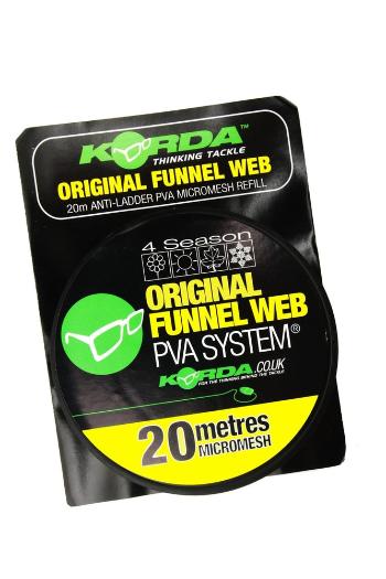 Korda PVA náhradní punčocha Funnel Web Hexmesh Refill 20m