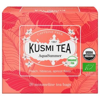 Ovocný čaj AQUA SUMMER Kusmi Tea 20 mušelínových sáčků
