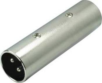 XLR adaptér Kash 55063-1, XLR zástrčka - XLR zástrčka, stereo, pólů 3, 1 ks