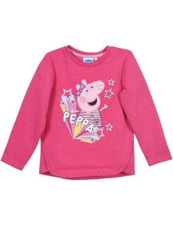 Dívčí růžová mikina peppa pig vel. 98