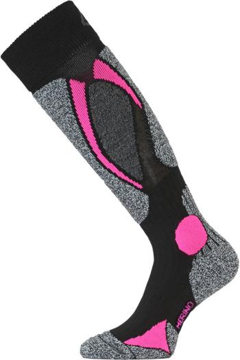 Lasting SWC 904 černá merino ponožky lyžařské Velikost: (38-41) M ponožky