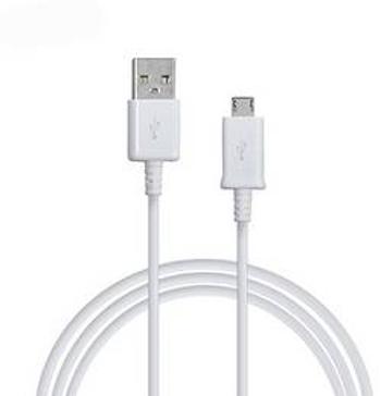 Kabel pro mobilní telefon Samsung ECBDU4EWE, [1x USB zástrčka (M) - 1x microUSB zástrčka], 1.50 m, bílá