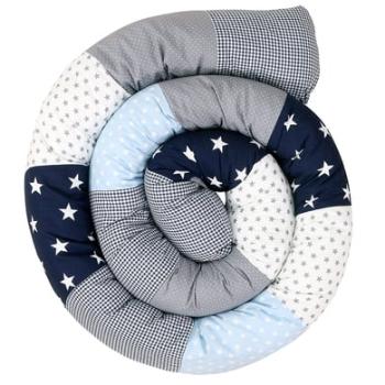 Ullenboom Baby Bed Snake Blue Light Blue Grey 300 cm