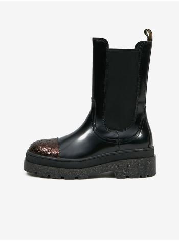 Černé podzimní boty Scotch & Soda Aubri Chelsea Boot  Black