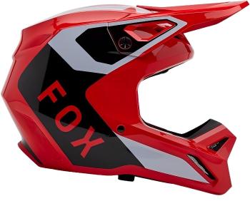 FOX V1 Lean Fluorescent Red XL Přilba