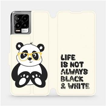 Flip pouzdro na mobil Realme 8 Pro - M041S Panda - life is not always black and white (5903516716883)