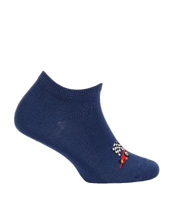 Dětské kotníkové ponožky WOLA FORMULE tmavě modré Velikost: 21-23
