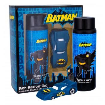 DC Comics Batman dárková kazeta pěna do koupele 250 ml + vodní pistole 1 ks pro děti poškozená krabička