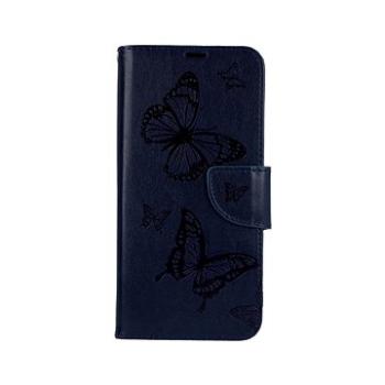 TopQ Xiaomi Redmi Note 10S knížkové Butterfly modré tmavé 63655 (Sun-63655)