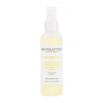 Revolution Skincare Pineapple Brightening Essence Spray 100 ml pleťová voda a sprej na všechny typy pleti; na rozjasnění pleti; na dehydratovanou pleť