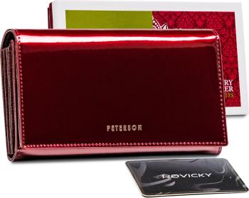 PETERSON VÍNOVÁ VELKÁ PENĚŽENKA Y028 PTN BC-411-2124 RED Velikost: ONE SIZE